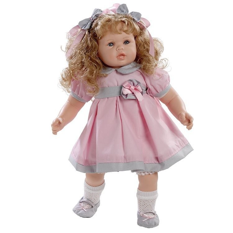  Berjuan кукла ANNE блондинка в розовом платье